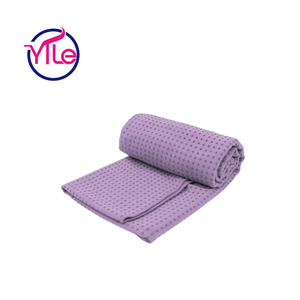 Vendita calda tappetino <span class=keywords><strong>yoga</strong></span> in microfibra asciugamano asciutto con impugnatura antiscivolo rapido asciutto logo personalizzato coperta per <span class=keywords><strong>Pilates</strong></span> e allenamento - Product Image 3
