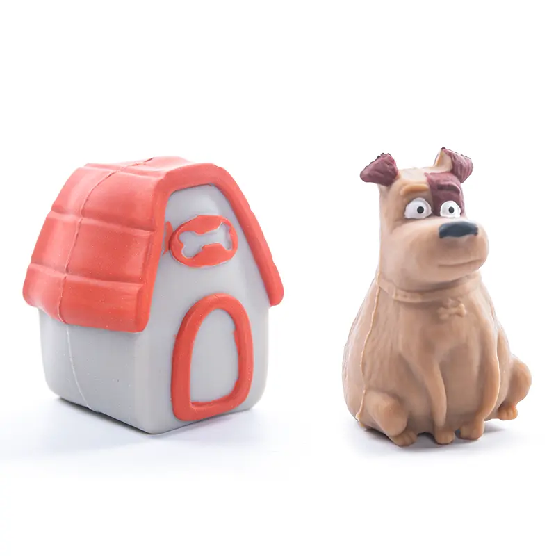 2023 New High Quality Zoo Party Gifts Box Dog toys Special Reversible Toys TPR Flip Animal Toys