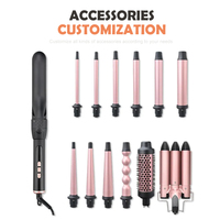 Lisseur de cheveux professionnel de qualité salon, plaque chauffante en céramique, ions négatifs, écran LED, personnalisable, vente en gros