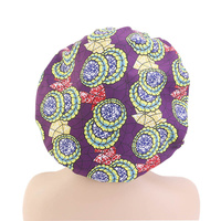 Bonnet Double couche en Satin, grande taille, pour dormir, avec motifs africains, Ankara, nouveau Design à la mode