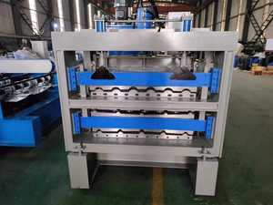 중국 이중층 롤 성형 기계 루핑 시트 및 타일 만들기 기계 ibr 지붕 시트 프레스 성형 기계 - Product Image 2