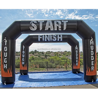 Arches gonflables de départ et d'arrivée pour événements sportifs, course à pied, porte d'arche publicitaire, arche de course gonflable, prix