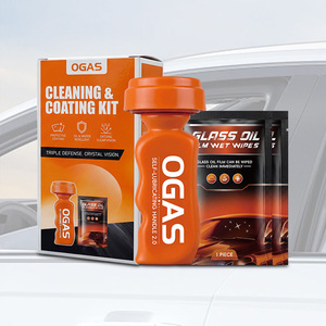 Kit di Pulizia Vetri OGAS, Rivestimento per Parabrezza Anteriore, Rimozione Rapida dell'Olio, Combinazione di Pulizia Anti-Ingrassamento e Idrofobica - Product Image 1