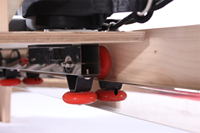 Liva Pro-Flexibility Pilates Reformer en bois d'érable avec ressorts allemands importés, pour studio, usage commercial, entraînements en salle de sport, physiothérapie clinique et entraînement corporel