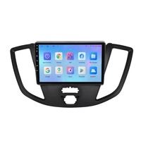 Radio Player Android Auto 9 Inch 4G Layar Sentuh GPS 4G LTE DSP Wireless Carplay Multimedia untuk Ford Transit 2015