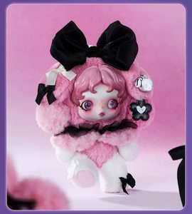 Auténtico <span class=keywords><strong>Original</strong></span> POPMART Skull Panda X My Melody <span class=keywords><strong>Kuromi</strong></span> para Japón, Llavero de Peluche de Diseño Japonés, Hecho en China, Producto Terminado - Product Image 3