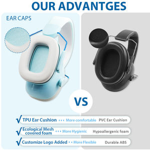 調整可能なイヤーマフ、ノイズキャンセリング、防音、快適なヘッドバンド付き、子供用聴覚保護、ベビー用品 - Product Image 4