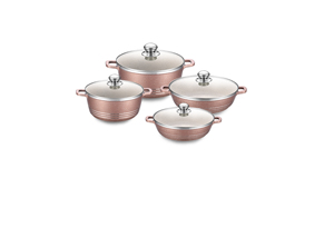 Juego de utensilios de cocina de aluminio fundido a presión antiadherente, cazuelas, cacerola, sartén Wok, ollas altas <span class=keywords><strong>grandes</strong></span>, olla de cocina profunda - Product Image 4