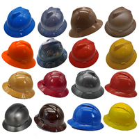 Casco duro de ala completa, aprobado para trabajos de construcción, diseño Gris Carbón de primera calidad, casco de seguridad FRP con rata ajustable de 4 puntos