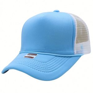 Casquette de baseball en mousse et maille de haute qualité pour l'été, protection solaire, style trucker, avec cordon - Product Image 6