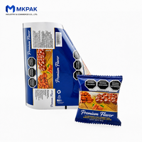 Film plastique laminé thermoscellé de haute qualité, fabriqué en Chine, en rouleau, brillant ou mat, imprimé, pour l'emballage de bonbons, biscuits et snacks