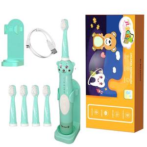Ttoothbrush Factory Oem 6 Mode Logo personnalisé Music Age 3+ Enfants <span class=keywords><strong>Brosse</strong></span> à dents électrique sonique automatique - Product Image 4