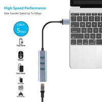 Hub USB Offre Spéciale 4-en-1 USB3.0 USB 3.0 à 3 ports USB 1000Mbps Gigabit RJ45 Ethernet Lan Carte réseau Hub Convertisseur Adaptateur