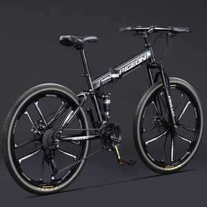 <span class=keywords><strong>Bicicleta</strong></span> Plegable Todoterreno Nueva, con Amortiguación, de Velocidad Variable, <span class=keywords><strong>para</strong></span> Adolescentes, Mujeres, Hombres, Adultos, Estudiantes, Modelo <span class=keywords><strong>para</strong></span> Viajes Diarios - Product Image 5