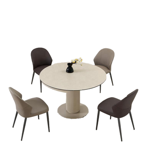 Tavolo da Pranzo Moderno di Lusso in Materiale <span class=keywords><strong>Dorato</strong></span> Durevole, Colore Personalizzabile, Piccolo <span class=keywords><strong>Tavolino</strong></span> da Tè Pomeridiano, Arredamento per Sala da Pranzo Meraviglioso - Product Image 6