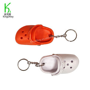 <span class=keywords><strong>2022</strong></span> matériau souple personnalisé été coloré <span class=keywords><strong>CROC</strong></span> porte-clés chaussures créatives Mini 3D chaussures de plage <span class=keywords><strong>CROC</strong></span> porte-clés - Product Image 5