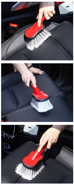 Fiber Filament Car Tire Brush Soft Bristle For Car Care Cleaning