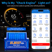 Elm327 De Alta Calidad Elm 327 Bluetooth Compatible con Todos los Protocolos para Android IOS ELM327 Escáner OBD2 Herramienta de Diagnóstico para Coche