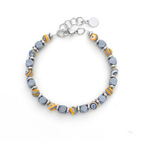 Gelang Batu Alam Lapis Lazuli Klasik yang Dapat Disesuaikan untuk Wanita & Pria, Grosir Perhiasan Hematit Tiger Eye, Gelang Manik-Manik Elastis, Hadiah