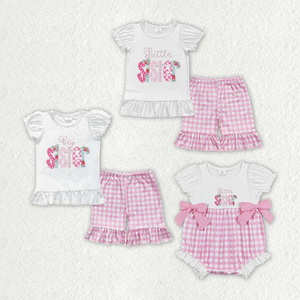 ชุดเสื้อกั๊กแขนกุดมีกระเป๋าสำหรับแม่และลูกสาว ผ้าฝ้ายลายสแกลลอป - Product Image 2