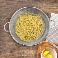 Coladores de Acero Inoxidable Microperforados, Coladores de Malla Metálica para Frutas y Verduras con Mango