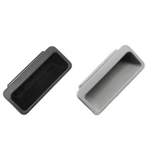 Recessed Plastic Pull Handle Durable Nylon Embedded Flush Handle for Electrical <b>Box</b> Metal <b>File</b> Cabinet Drawer Door - Product Image 2