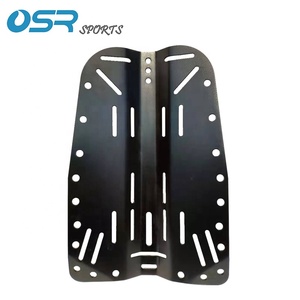 Pelat Belakang Aluminium untuk Scuba Diving, Tebal 3mm, 11 inci (28cm) Jarak Tengah ke Tengah, untuk Olahraga Air dan <span class=keywords><strong>Harness</strong></span> Diving - Product Image 6