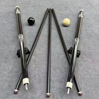 Queues de billard révolutionnaires en fibre de verre d'érable, zéro vibration, légères, avec poignée ergonomique, pour snooker et billard 9 boules, logo personnalisé, 10 mm, en acier inoxydable