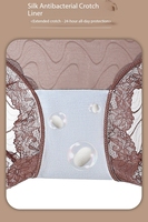 Culottes sexy en dentelle unie taille mi-haute pour femme, en nylon tricoté antibactérien, brodées, avec entrejambe étendu fin, ajustement confortable