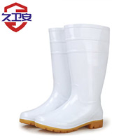 Bottes de pluie courtes imperméables en PVC pour hommes, idéales pour la pêche et l'industrie alimentaire, à prix abordable, pour la vente en gros