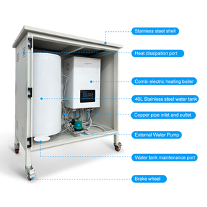Caldera de Agua Caliente Eléctrica Inteligente Anticongelante de 4kw y 40L de Acero Inoxidable para Toda la Villa, de Uso Independiente - Product Image 4