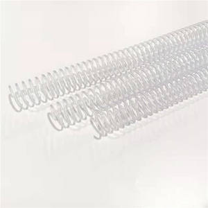 A4 A3 حجم ملون أسود أبيض واضح أحمر أخضر أصفر أزرق 6-50 مللي متر A5 دفتر ملاحظات سلك حلزوني ملف بلاستيكي - Product Image 5