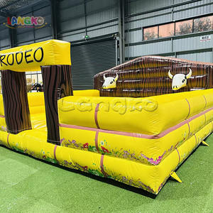 Taureau mécanique <span class=keywords><strong>gonflable</strong></span> d'extérieur pour événements, en PVC, avec <span class=keywords><strong>matelas</strong></span> - Product Image 3