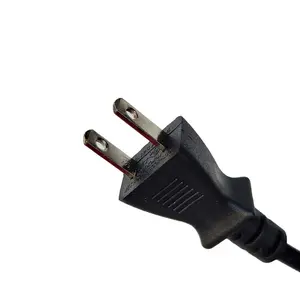 Jepang 2 Pin Plug Pse Standar 2*0.75Mm 1.2M Ac Kabel Daya 110V