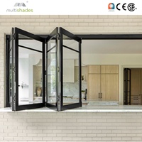 Fenêtre pliante architecturale multi-panneaux sur mesure pour les développeurs immobiliers et les constructeurs