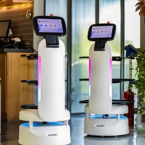 Hotel inteligente interactivo Servicio móvil Ai <span class=keywords><strong>Robot</strong></span> Entrega Camarero <span class=keywords><strong>Robot</strong></span> Restaurante Robots - Product Image 5