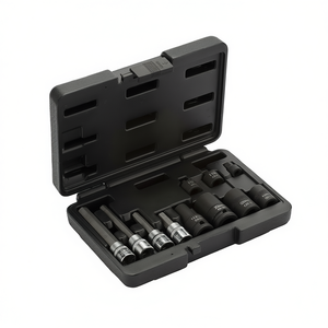 198/S11 <b>Socket</b> Set 10 Pc Metric Chrome Vanadium Steel For Auto Repair Tools - Product Image 2