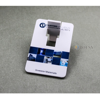 Kartu Kredit Plastik USB Kunci Web, Kartu Bisnis Usb Webkey Mailer untuk Promosi Acara dengan Pencetakan Warna Penuh.