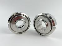 Stainless Steel Hexagon Head Round Ring Nut with Smooth Surface and Retaining Feature DIN SNS