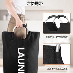 Borsa <span class=keywords><strong>per</strong></span> la lavanderia in tessuto personalizzato Oxford in tessuto sporco cestino <span class=keywords><strong>per</strong></span> <span class=keywords><strong>biancheria</strong></span> pieghevole - Product Image 3