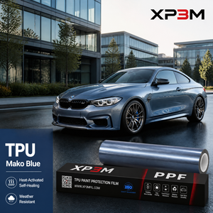 ฟิล์มใสกันรอยรถยนต์ XP3M Shark Blue OEM Gloss TPU สี PPF หนา 7.5 มิล ซ่อมแซมตัวเองได้ ป้องกันรอยขีดข่วน ป้องกันสีเหลือง พร้อมช่องระบายอากาศ - Product Image 1