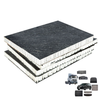 Panneau en nid d'abeille en fibre de verre thermostable pour isolation acoustique, garniture de tapis de coffre de camion et compartiment de couchage arrière