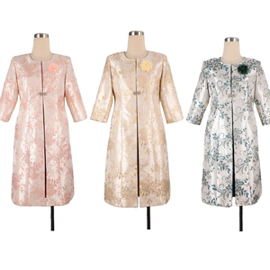Conjunto de Dos Piezas, Vestidos de Iglesia Oficiales para Mujeres Negras, Ropa Elegante para Mujer, Vestidos de Talla Grande para Madres de Novia - Product Image 1
