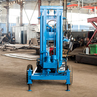 Prix d'usine Portable 100m 30m hydraulique petit compresseur forage puits d'eau prix de la machine de forage