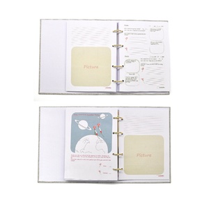 Custom A4/A5 Cloth Cover Rings Binding Record <b>Pregnancy</b> <b>Diary</b> Journal Books Decoration Notebooks Baby Books - Product Image 5