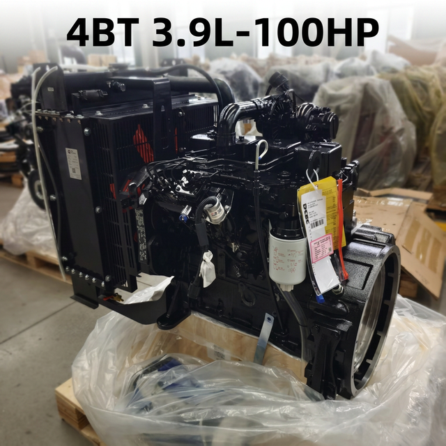 Original Cumins DCEC 4BT3.9 Small Excavator Motor B3.9 Small Digger Engine 75KW With Radiator