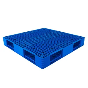 Euro standard size heavy duty plastic pallet with steel bar euro pallet pallet plas ticinjection molding machines Double Faced