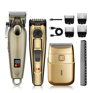 क्लिपर के लिए रिचार्जेबल इलेक्ट्रिक बार्बर हेयर ट्रिमर मशीन को घरेलू और होटल के उपयोग के लिए एलईडी डिस्प्ले के साथ नए मॉडल हेयर ट्रिमर मशीन - Product Image 1