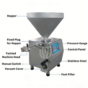 เครื่องทำไส้กรอกซาลามี โชริโซ ฮอทดอก ขนาด 7 ลิตร ทำจากสแตนเลส 304 สำหรับร้านอาหาร ใช้ในเชิงพาณิชย์ - Product Image 2