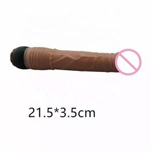 Fabbrica diretta all'ingrosso giocattoli del sesso masturbazione vera pelle carne come Dildo vibrante realistico per donna - Product Image 3